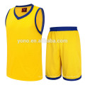 2017 best quality competitive price basketball jersey new model plain basketball uniform kit